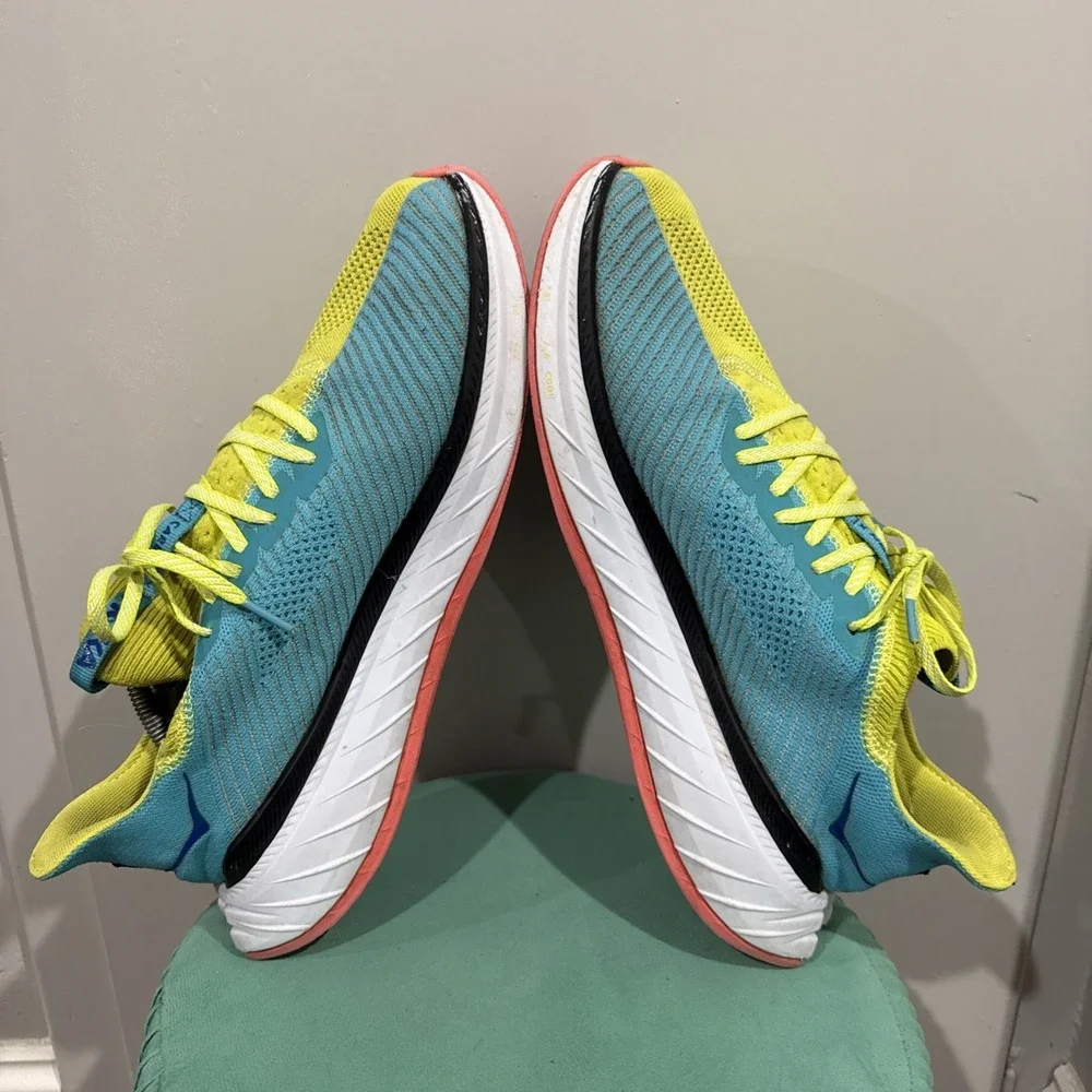 Hoka One One Mens Carbon X 3 Running Shoes Evening Primrose 1123192-EPSB 12D